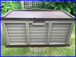 Garden Storage Box Chest Patio Large Weather Waterproof Outside Large 440 L Shed