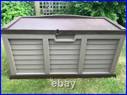 Garden Storage Box Chest Patio Large Weather Waterproof Outside Large 440 L Shed