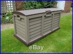 Garden Storage Box Extra Large Plastic Keter Shed Chest Waterproof Store Outdoor