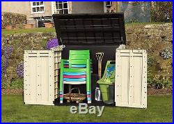 Garden Storage Box Outdoor Log Shed Bike Covers Cabinet Bin Extra Large Durable