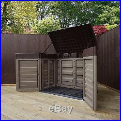 Garden Storage Box Wheelie Bin Store Outdoor Patio Large 1200L Capacity Shed NEW