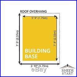 Garden Storage House Wooden Outdoor Large 8x6 Storage Unit Box Garage Patio DIY