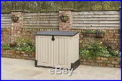Garden Storage Shed Bin Box EXTRA LARGE Container Bikes Lawn Mower Outside Home