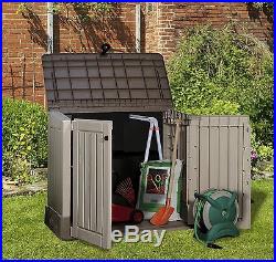 Garden Storage Shed Box Chest Patio Large Weather Waterproof All Purpose Outdoor