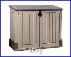 Garden Storage Shed Box Chest Patio Large Weather Waterproof All Purpose Outdoor