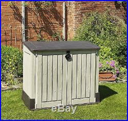 Garden Storage Shed Outdoor Plastic Patio Large Box Tools Yard Balcony Secure