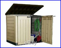 Gardens Outdoor Storage Shed Bin Box Extra Large Container Lawn Outside Home
