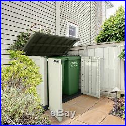 Gardens Storage Shed Bin Box Extra Large Container Bikes Lawn