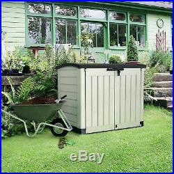 Gardens Storage Shed Bin Box Extra Large Container Bikes Lawn