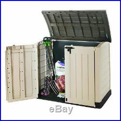 Gardens Storage Shed Bin Box Extra Large Container Bikes Lawn Mower