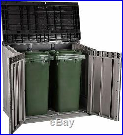 Gardens Storage Shed Bin Box Extra Large Container Bikes Lawn Mower NEW STOCK