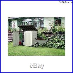 Gardens Storage Shed Bin Box Extra Large Container Bikes Lawn Mower Outside Home