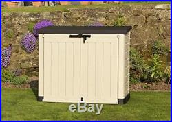 Gardens Storage Shed Box Bin Extra Large Container Lawn Mower Bikes Outside Home