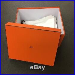 Genuine HERMES Empty Handbag Gift Storage Box Size 39x31x22cm + Ribbon