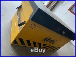 Genuine Van Vault 2 High Security Steel Storage Box YellowithBlack (S10250) Used