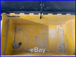 Genuine Van Vault 2 High Security Steel Storage Box YellowithBlack (S10250) Used