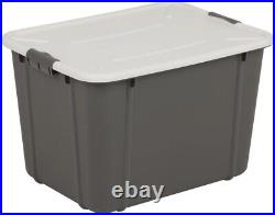 Grey Storage Containers Strong Organic Design With Clip Locked Lids