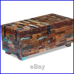 Hand made Storage Box Large Treasure Wooden Utility Chest Trunk Coffee Table
