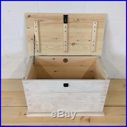 Handmade Large Pine Storage Chest / Trunk / Boot Box /Toy box Shabby Chic
