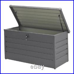 Heavy Duty 350L Garden Storage Outdoor Box Metal Utility Chest Cushion Shed Box