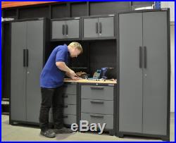 Hilka Large Garage/Workshop Metal Storage Cupboard/Tool Box Cabinet/Wall Chest