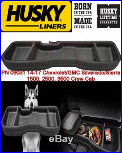 Husky Under Seat Storage Box 2014-2018 Chevy Silverado 1500 Crew Cab GMC Sierra