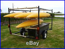 Indespension Canoe Trailer Kayak Windsurfer Large Storage Box Top Quality 500kg