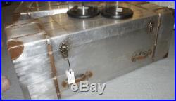 Industrial Coffee Table Metal Storage Trunk Large Vintage Chest Box Old Blanket