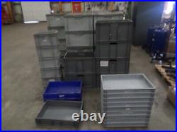 JOB LOT of Storage Box Heavy Duty Large Plastic Grey Various Sizes