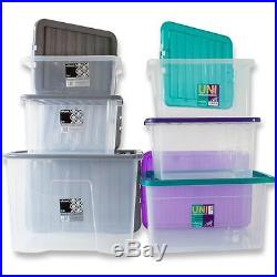 Kids Large Clear Plastic Childrens Toy Storage Box