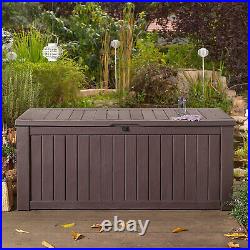 Keter Brown Outdoor Storage Box Rockwood 570 Litres