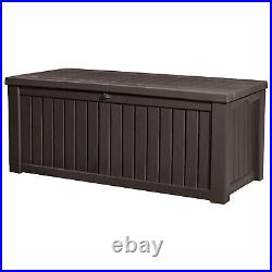 Keter Brown Outdoor Storage Box Rockwood 570 Litres