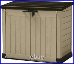 Keter Extra Large Outdoor Garden Patio Tool Storage Box Utility Cabinet Cupboard