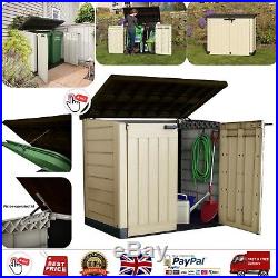 Keter Extra Large Outdoor Plastic Garden Storage Box Shed Weather Resistance