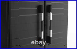 Keter Garage Cabinet XL Low X-Large storage Box Black