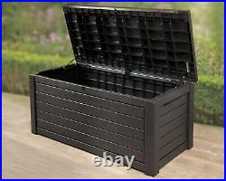 Keter Garden Outdoor Storage Box Rockwood XL Anthracite
