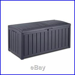 Keter Glenwood Outdoor Storage Box/Unit/Chest Home Garden Backyard 17198358