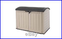 Keter Outdoor 2000L Garden Patio Storage Box, Container Large Mini Shed Unit New