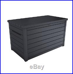 Keter Outdoor 870L Garden Patio Storage Box, Container Large Mini Shed Unit New
