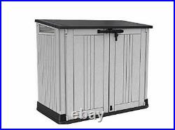 Keter Store it Out Nova Light Grey Waterproof Garden Bin Storage Container