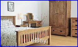 Kew Oak Extra Large Blanket Box / Storage Chest / Trunk with Soft Close Hinges