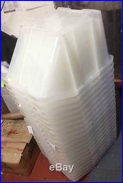 Large Clear Plastic Stacking Storage Bins Garage/workshop