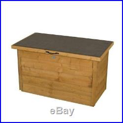 LARGE Garden Shed Wooden Storage Box Outdoor Solid Wood Tools Utility Chest 300L