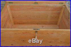 LARGE Pine Wooden Chest / Trunk / Blanket Box / Storage / Coffer