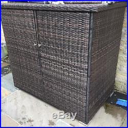 Large Rattan Static Caravan Storage Storage Shed / Box / Chest / Trunk