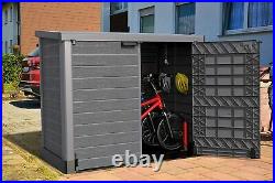 Large 1200l Store Garden Lockable Storage Box XXL Shed Outside Bike Bin Tool