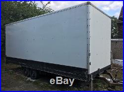 Large 20 ft Box Trailer Transporter Storage Huge space