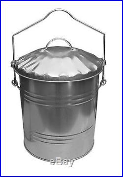 Large 40L Steel Rodent Proof Metal Storage Bin Animal Seed Feed Carry Handle