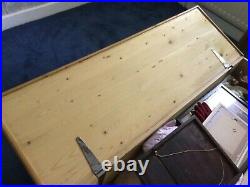 Large 4 Ft 6 Inches Pine Bed/blanket Box