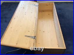 Large 4 Ft 6 Inches Pine Bed/blanket Box